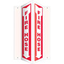 Accuform Fire Hose Projection Sign, Red/White, 24"H x 4"W (PSP629)