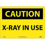 Caution Signs; X-Ray In Use, 10X14, Rigid Plastic (65dd88b4e8837636b11ee03d_ud)