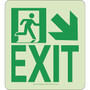 NYC Wall Mont Exit Sign, Down Right, 9X8, Rigid, 7550 Glo Brite, MEA Approved (65dd88f4e8837636b11ee117_ud)