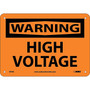 High Voltage, 7X10, .040 Aluminum, Warning Sign (65dd895ce8837636b11ee24c_ud)