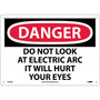 Do Not Look At Electric Arc It Will Hurt Your Eyes, 10X14, .040 Aluminum, Danger Sign (65dd8aa0e8837636b11ee696_ud)