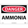 Danger Signs; Ammonia, 10X14, Rigid Plastic (65dd8b15e8837636b11ee82a_ud)