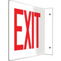 Accuform Exit Projection Sign, Red/White, 8"H x 12"W (PSP221) (PSP221)