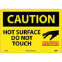 Caution Signs; Hot Surface Do Not Touch, Graphic, 10X14, Rigid Plastic (65dd8b24e8837636b11ee85b_ud)