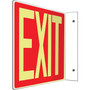 Accuform Exit Projection Sign, Yellow/Red, 8"H x 12"W (PSP227)