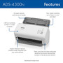 Brother ADS-4300N Duplex Document Scanner, Gray (65dd900c0030d3d4782032ad_ud)