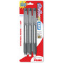 Pentel Clic Eraser w/ Grip, White, 3/Pack (ZE21BP3-K6)