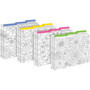 Barker Creek Color Me! Folder & Pocket Set, 1/3-Cut Tab, Letter Size, In My Garden, 42/Set (4409)