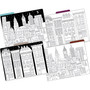 Barker Creek Color Me! File Folder Set, 1/3-Cut Tab, Letter Size, Cityscapes, 24/Set (4380_1)