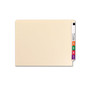 Smead End-Tab File Folders, Reinforced Straight-Cut Tab, 1-1/2" Expansion, Letter Size, Manila, 50/Box (24275)