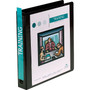 Wilson Jones 362 Basic 1 1/2" 3-Ring View Binders, Black (362-34B)
