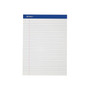Ampad Notepads, 8.5" x 11", Wide, White, 50 Sheets/Pad, 12 Pads/Pack (TOP20-320_1)
