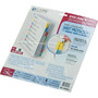 C-Line Heavyweight Sheet Protectors, 11" x 8-1/2", Assorted Colors, 8 Tab Set (05580)