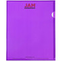 JAM Paper® Plastic Sleeves, 9" x 12", Purple, 120/Pack (38OSPUB)