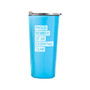 Baudville Tumbler, Assorted Colors, 18 oz., 3/Pack (1379937MPK331)
