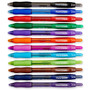 Paper Mate Profile Retractable Ballpoint Pen, Bold Point, Assorted Ink, Dozen (1788863)