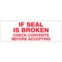 Tape Logic™ 2" x 110 yds. Pre Printed "If Seal Is Broken" Carton Sealing Tape, 36/Case (65dd93e40030d3d478205f77_ud)