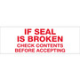 Tape Logic™ 2" x 110 yds. Pre Printed "If Seal Is Broken" Carton Sealing Tape, 6/Pack (65dd93e60030d3d478205f91_ud)