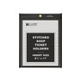 C-Line Shop Ticket Holders, 8-1/2" x 11", Clear with Black Back, 25/Box (45911)