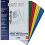 Stride® Easy Fit Color Bar Sheet Protectors, Lightweight, 8-1/2" x 11", Multicolor,100/Pack (61200)