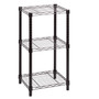 Honey-Can-Do Small 3-Tier Adjustable Storage Shelving Unit, 15"W, Black (SHF-09209)