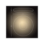 Philips Hue Cher 1 LED Ceiling Light, Synthetics (4096730U9)