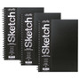 uCreate 9" x 12" Spiral Bound Sketch Pad, 75 Sheets/Pad, 3/Bundle (PACCAR37088-3)