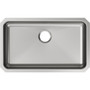 Elkay Lustertone Classic Single-Bowl Undermount Sink, 18.5" x 30.5" x 5.38", Stainless Steel, Lustrous Satin (ELUHAD281655)