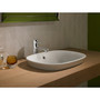 Toto Maris Above Counter/Vessel Vitreous China Bathroom Sink, Cotton White (LT480G#01)