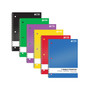 Better Office 1-Subject Notebooks, 8" x 10.5", Wide Ruled, 70 Sheets, 24/Pack (25624-24PK)