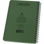 Rite In The Rain All-Weather 1-Subject Pocket Notebook, 4.88" x 7", Graph Ruled, 32 Sheets, Green (973_1)