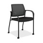HON Ignition Mesh/Fabric Multi-Purpose Stacking Chair, Black (HONIS107HIMCU10)