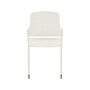 Safco Next High-Impact Polypropylene Office Chair, White, 4/Carton (4287WH)