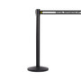 Queue Solutions QueueMaster 550 2" Black Nylon Crowd Control Belt Barrier (different belt color_5)