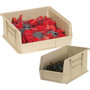 BOX 10 7/8" x 4 1/8" x 4" Plastic Stack and Hang Bin Box, Ivory (65dd996b0030d3d478208d12_ud)
