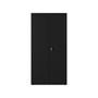 Hirsh 72" Steel Wardrobe Cabinet with 4 Shelves, Black (22632)