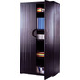 Iceberg® Officeworks® Polyethylene Storage Cabinet, Non-Assembled, 72Hx36Wx22D", Black (65dd99970030d3d478208f06_ud)