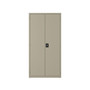 Hirsh 72" Steel Wardrobe Cabinet with 4 Shelves, Putty (22631)