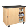 DWI Mobile Balance Storage Cabinet Solid Oak and Oak Veneers Storage Cabinet (65dd9a5c0030d3d4782096f4_ud)