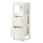 Baxton Studio Reuben 35.04" High 1-Shelf Storage Cabinet, White (163-10299-HiT)