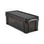 Really Useful Box 6.87 Qt. Latch Lid Storage Tote, Transparent Smoke (6.5TSMK)