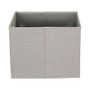 Household Essentials 10" x 13" Cube Storage, Silver, 2/Set (740-1)