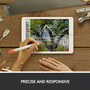Logitech Crayon Digital Pencil for all iPads (2018 releases and later) with Apple Pencil technology, Intense Sorbet (914-000033)