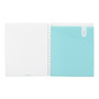 Poppin 1-Subject Notebooks, 8.5" x 11", College Ruled, 80 Sheets, Blue (102043)