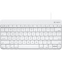 Logitech Lightning Connector Wired Keyboard For iPad, White (920-006341)