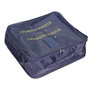 Nicci Fabric 6-Piece Luggage Organizer Cube Set, Navy (CBM002L-Navy)