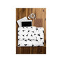 DENY Designs Elisabeth Fredriksson Polyester Fabric Accessory Pouch, Magpies, 8" (51513-WPOFMD)