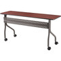 Iceberg Officeworks™ Rectangular Mobile Training Table, Mahogany, 29"H x 60"W x 18"D (65dda15c0030d3d47820c9b1_ud)