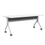 Safco Rumba Training Room Table, 30" x 72", Designer White (RBA7230FLSLDSWT)