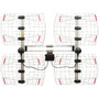 Antennas Direct DB8e Enhanced Multidirectional Bowtie UHF Antenna (65dda1e40030d3d47820cef1_ud)